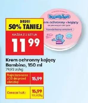 Krem ochronny kojący Bambino