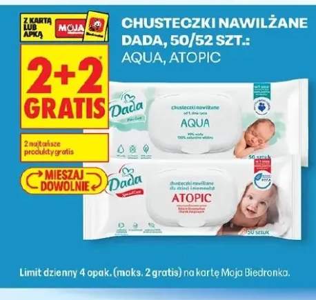 Chusteczki nawilżane Dada, 50/52szt.