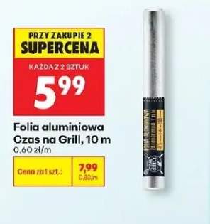 Folia aluminiowa Czas na Grill 10m