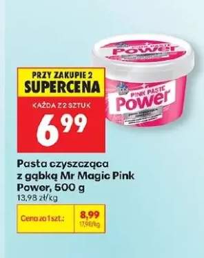 Pasta czyszcząca z gąbką Mr Magic Pink Power