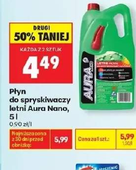 Płyn do spryskiwaczy letni Aura Nano