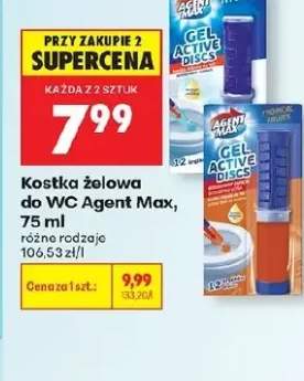 Kostka żelowa do WC Agent Max