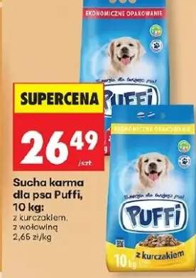 Sucha karma dla psa Puffi z kurczakiem