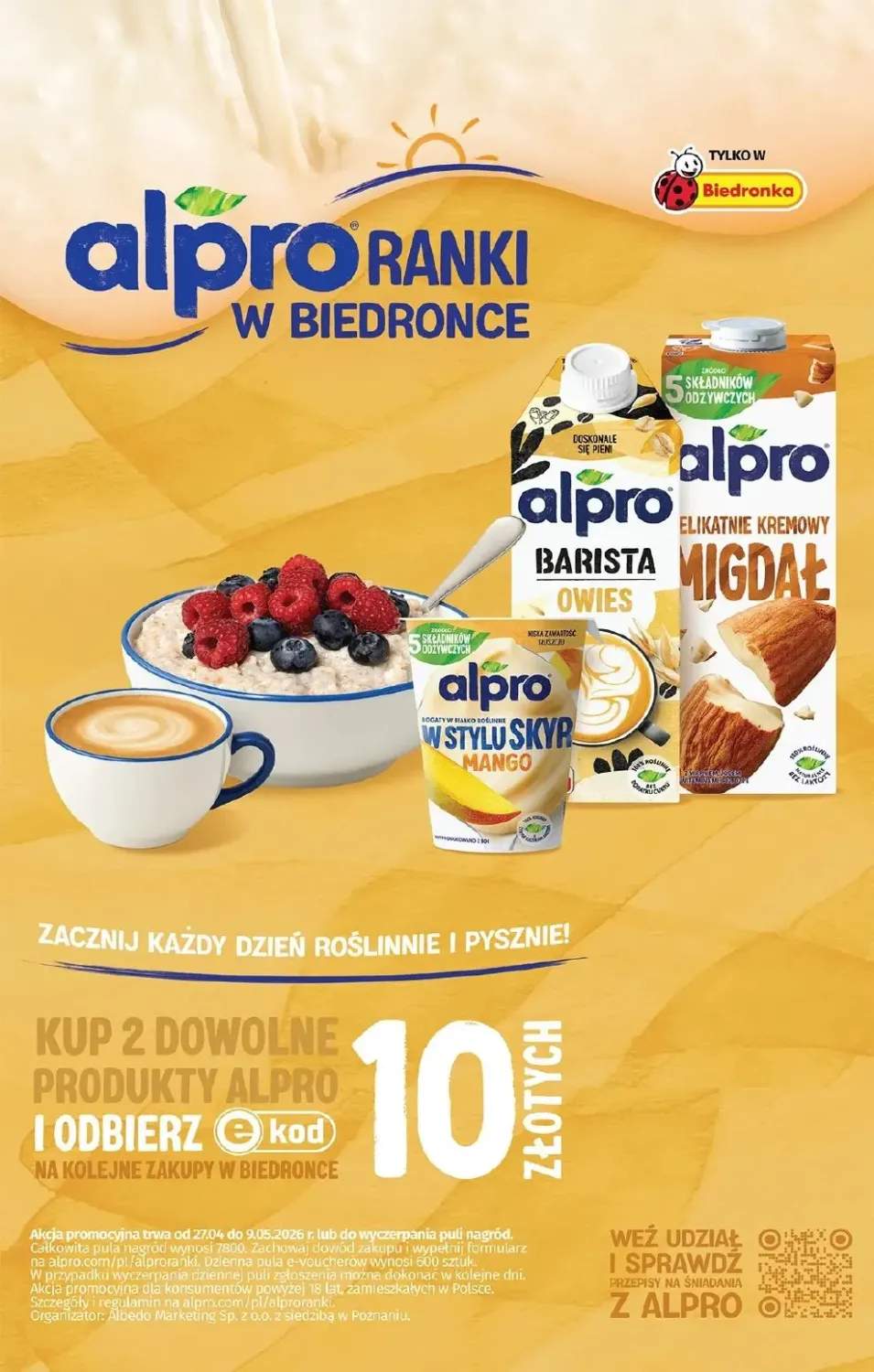 Napój owsiany Alpro Barista Owies