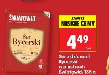 Ser z dziurami Rycerski w plastrach Światowid