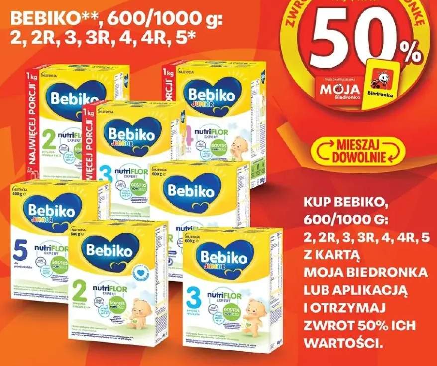Mleko modyfikowane Bebiko Junior 5 NutriFlor Expert