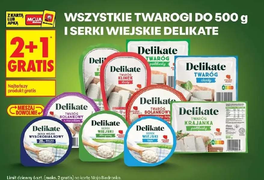 Twaróg półtłusty Delikate