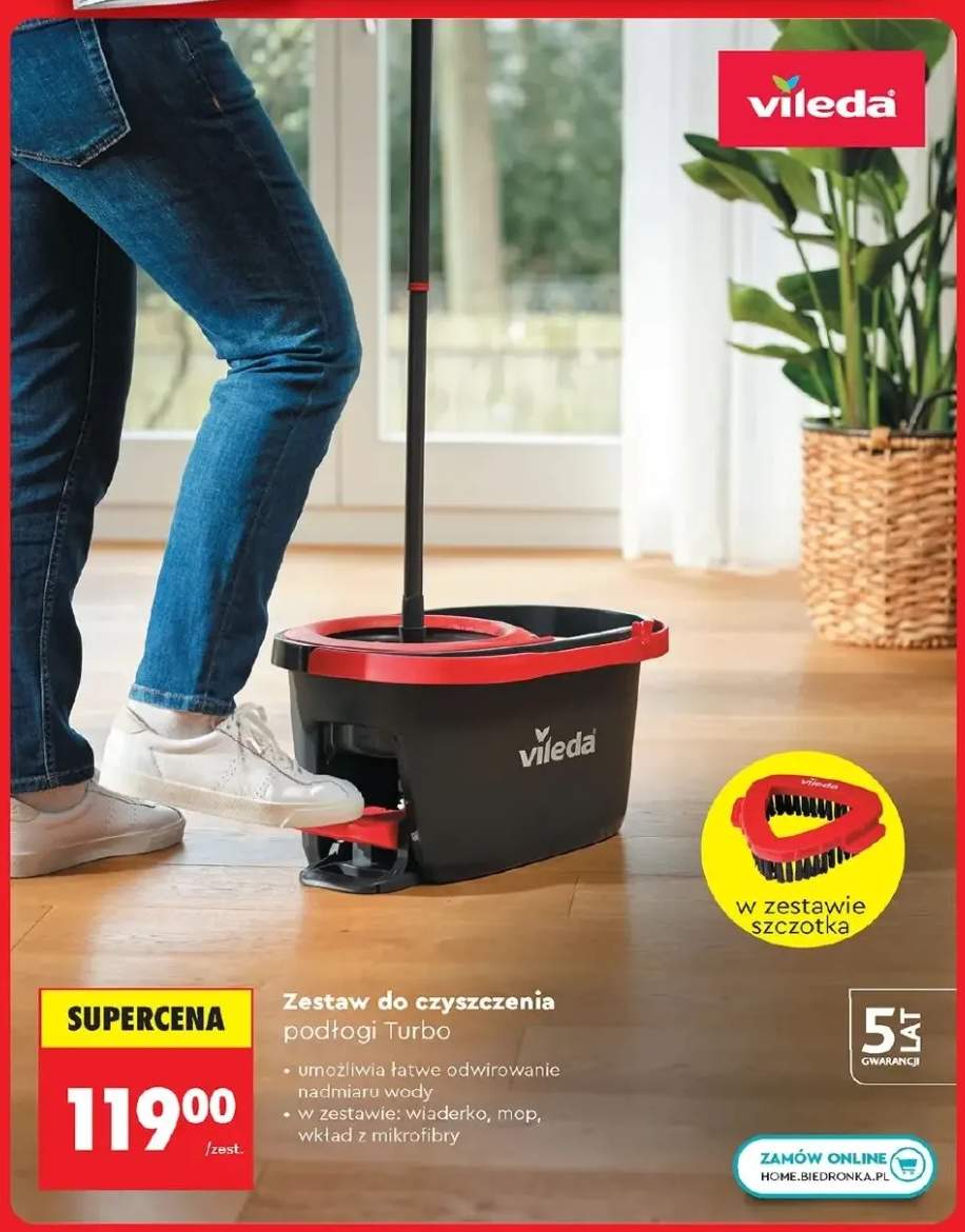 Zestaw do czyszczenia podłogi Turbo Vileda