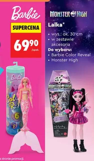 Lalka Barbie Color Reveal wys. ok. 30cm w zestawie akcesoria
