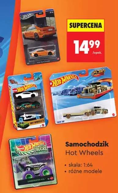 Samochodzik Hot Wheels Monster Trucks skala 1:64