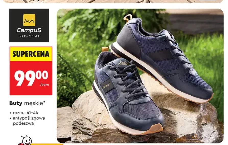 Buty męskie Campus z antypoślizgową podeszwą