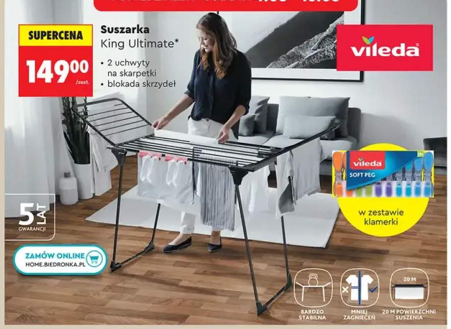 Suszarka Vileda King Ultimate