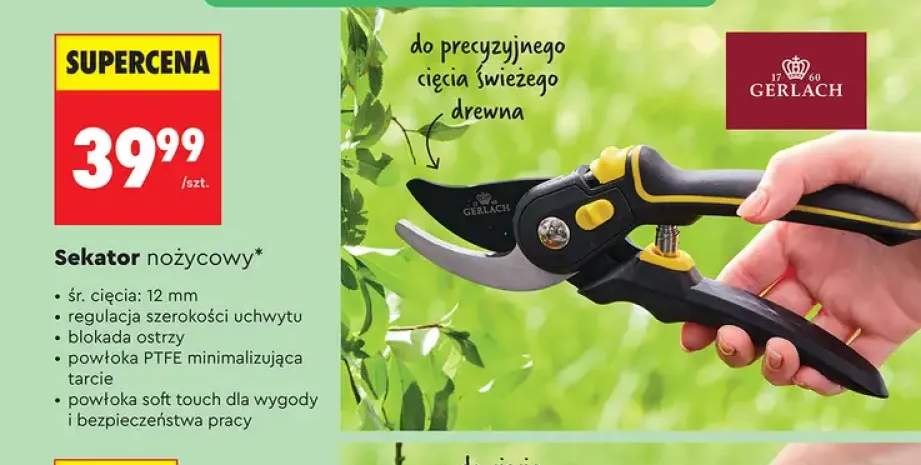 Sekator nożycowy GERLACH śr. cięcia 12mm