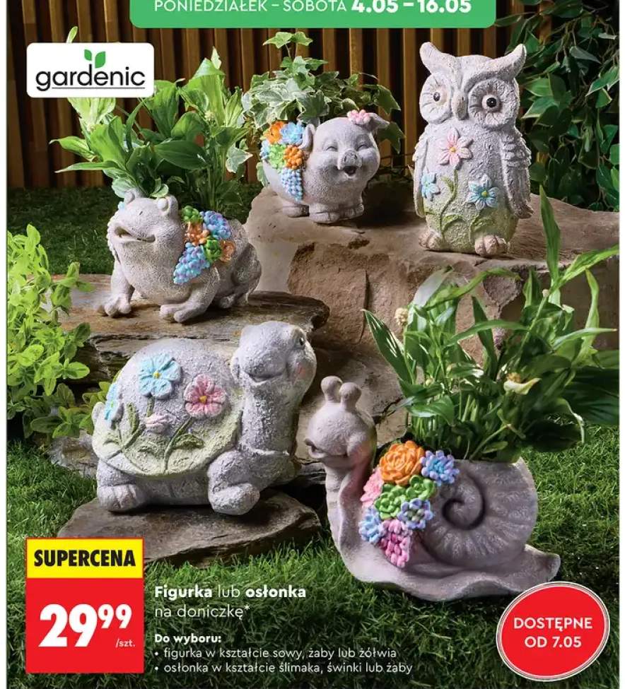 Osłonka na doniczkę w kształcie ślimaka Gardenic