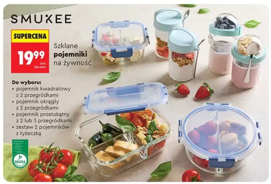 Szklane pojemniki na żywność