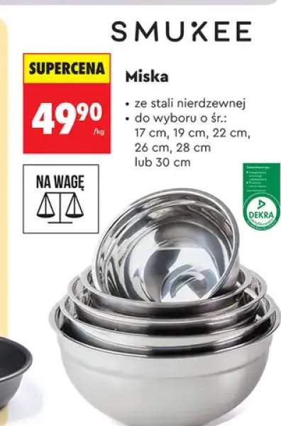 Miska ze stali nierdzewnej SMUKEE śr. 17cm