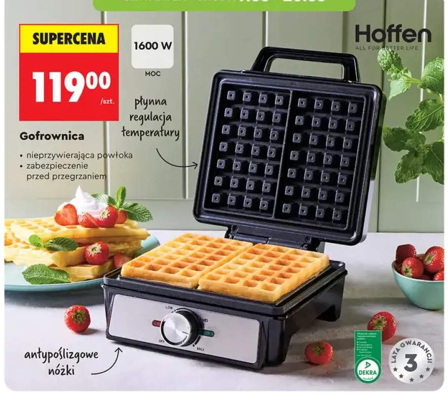 Gofrownica Hoffen 1600W
