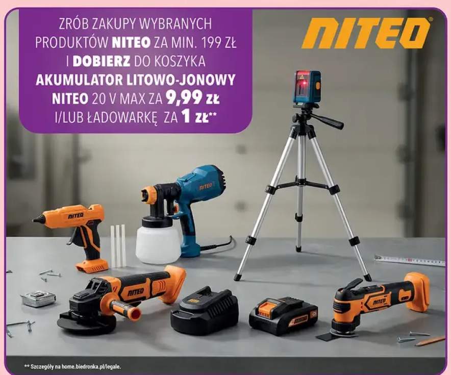 Akumulator litowo-jonowy NITEO 20V MAX