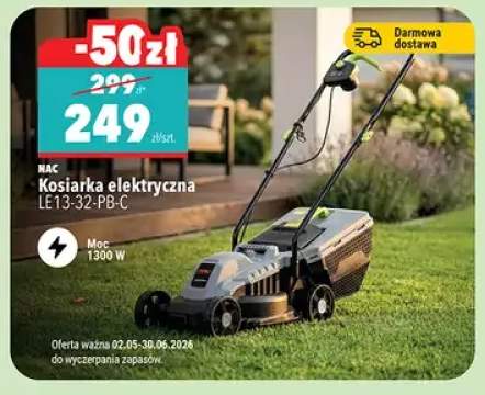 Kosiarka elektryczna LE13-32-PB-C 1300W NAC