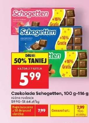 Czekolada Schogetten Joghurt-Erdbeer