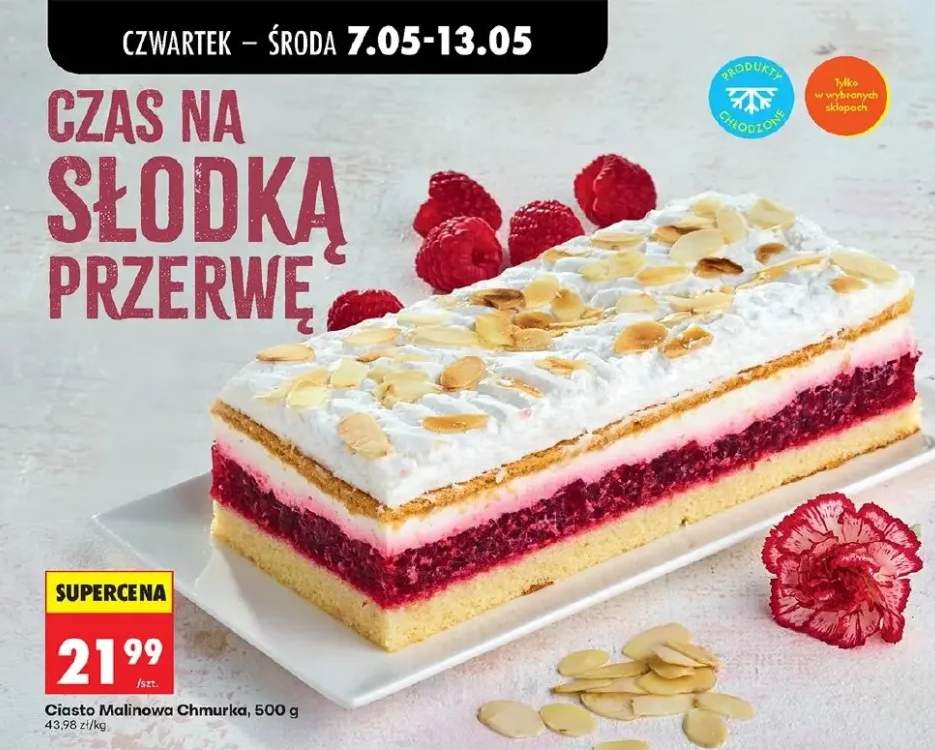 Ciasto Malinowa Chmurka