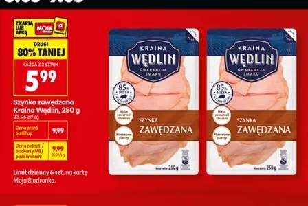 Szynka zawędzana Kraina Wędlin