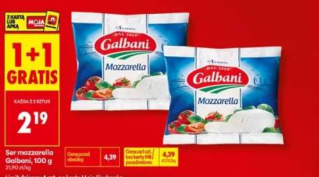Ser mozzarella Galbani