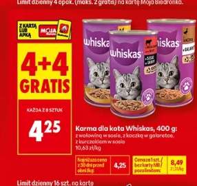 Karma dla kota Whiskas z kaczką w galaretce