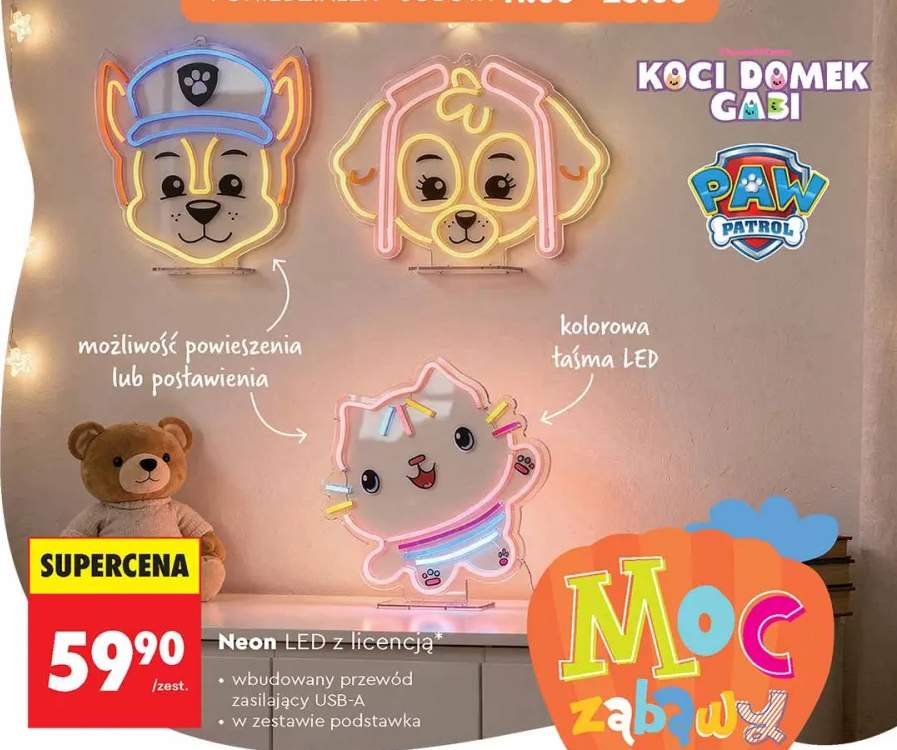 Neon LED z licencją