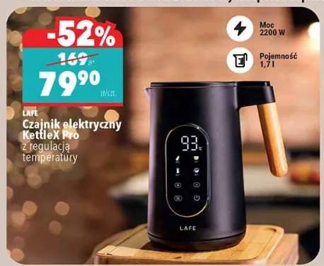 Czajnik elektryczny LAFE KettleX Pro z regulacją temperatury Moc 2200W Pojemność 1,7l