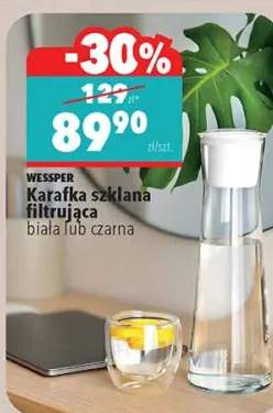 Karafka szklana filtrująca WESSPER czarna