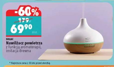 Nawilżacz powietrza SOLAC z funkcją aromaterapii imitacja drewna