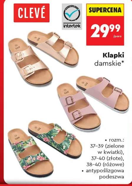 Klapki damskie CLEVÉ