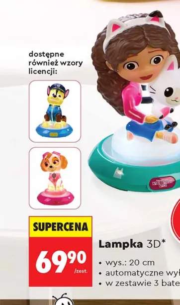 Lampka 3D wys.: 20cm