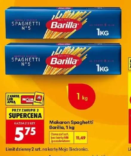 Makaron Spaghetti Barilla