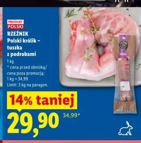 tuszka królika