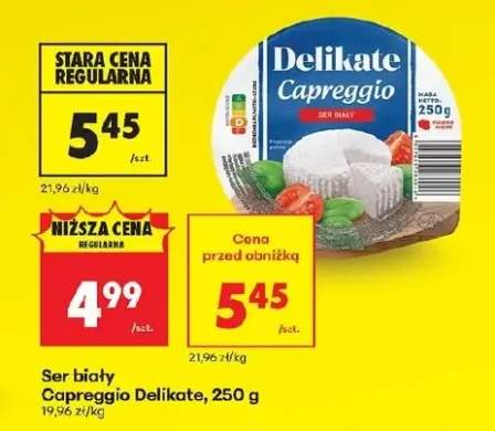 Ser biały Capreggio Delikate