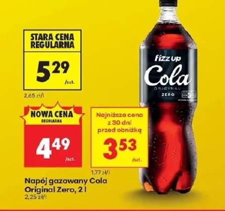 Napój gazowany Cola Original Zero