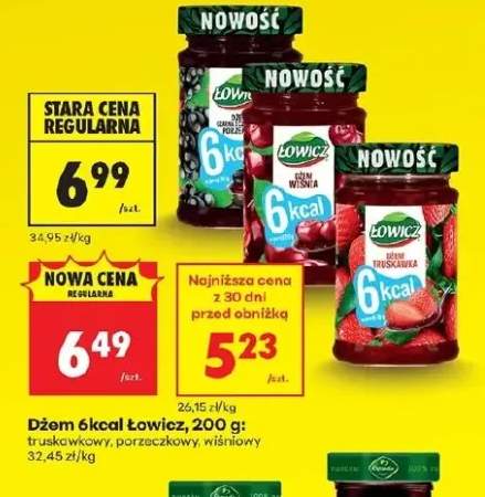 Dżem 6kcal Łowicz truskawkowy