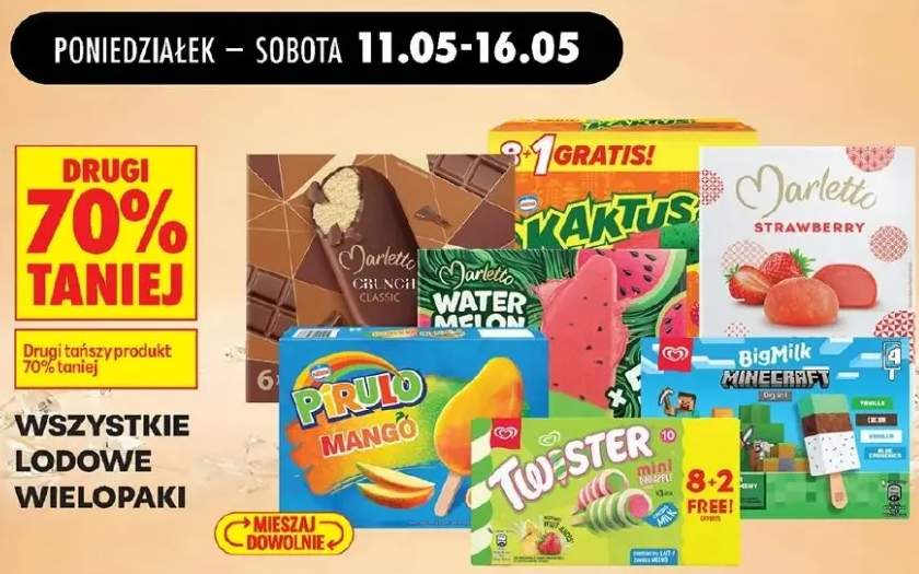 Lody Marletto Crunch Classic 6-pak