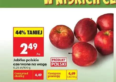 Jabłko polskie czerwone