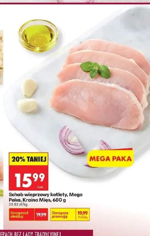 Schab wieprzowy kotlety Mega Paka Kraina Mięs
