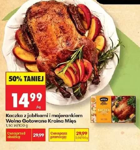 Kaczka z jabłkami i majerankiem Wolno Gotowane Kraina Mięs