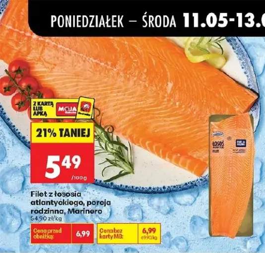 Filet z łososia atlantyckiego porcja rodzinna Marinero