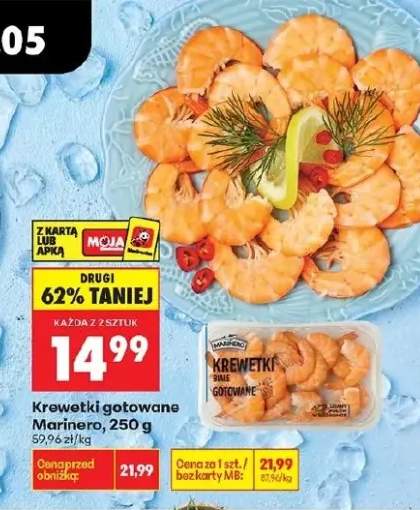 Krewetki gotowane Marinero