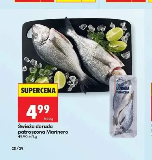 Świeża dorada patroszona Marinero
