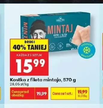 Kostka z fileta mintaja