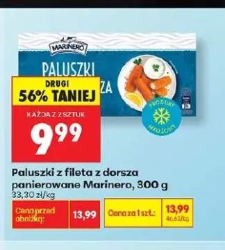 Paluszki z fileta z dorsza panierowane Marinero