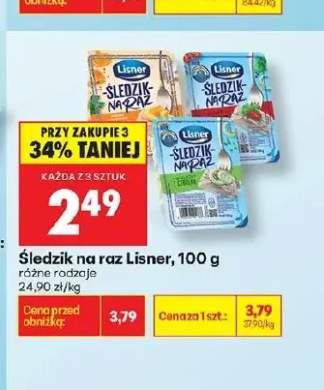 Śledzik na raz Lisner