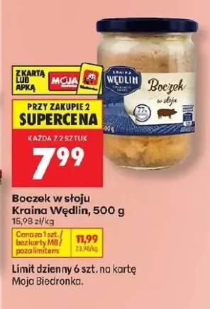 Boczek w słoju Kraina Wędlin